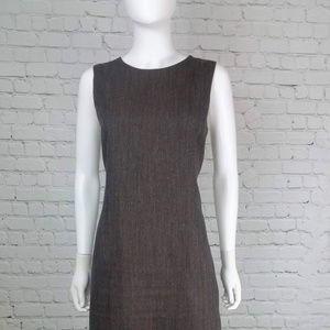 Herringbone Dress "Platinum by Larry Levine"